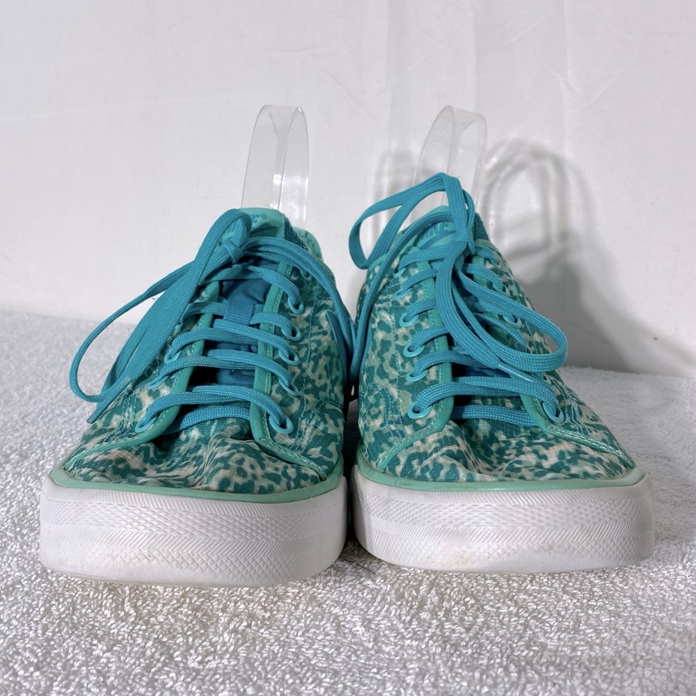 Nike Primo Court Turquoise Animal Print Lace Up Sneakers 9.5 Activewear - Picture 10 of 13